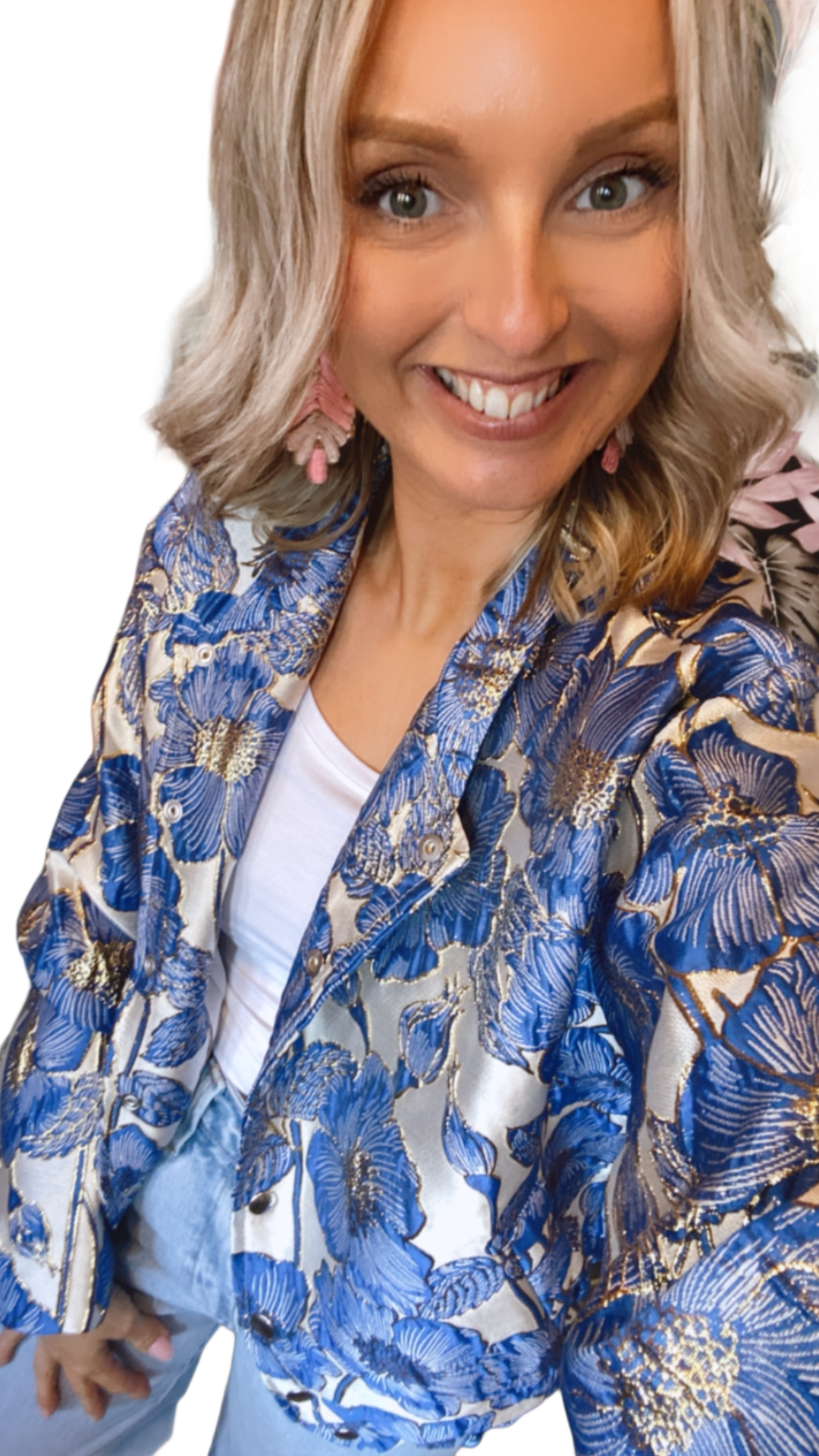 Preorder !!!! Flower bomber jacket